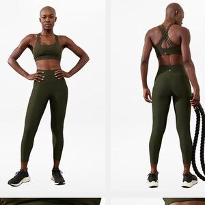 Interval Stash High Rise 7/8 Legging Aspen Olive (S)